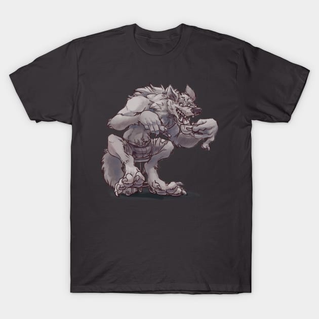 Werewolf Tea T-Shirt by Teaselbone